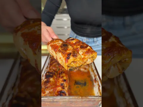 Ben artık böyle sararım | Cabbage Rolls #cabbage #dolma #busezeynep