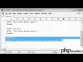 PHP Switch Statement English