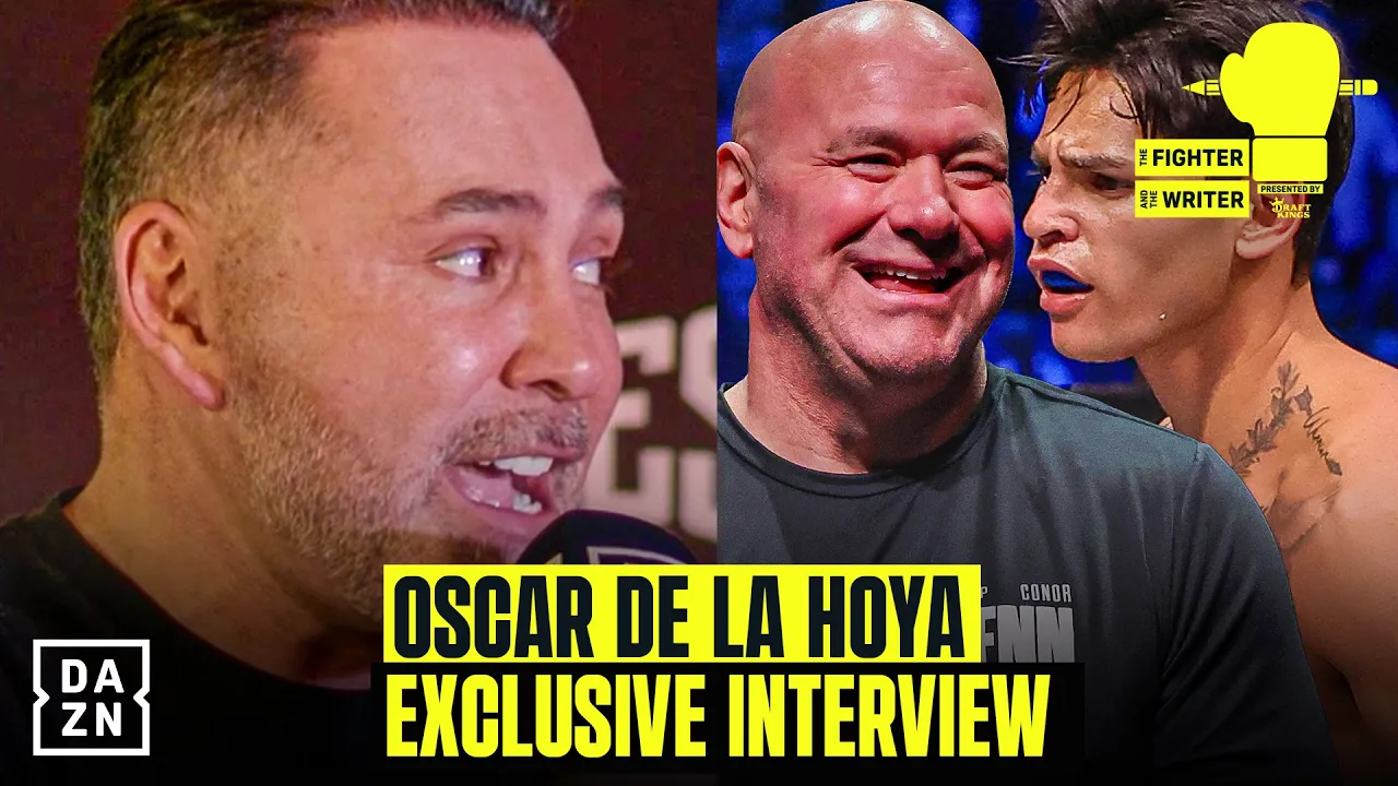 "BULLSH****R!" Oscar De La Hoya REACTS to Dana White & Ryan Garcia speculation | Fighter & Writer