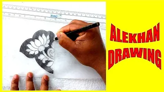 alekhan how to draw lotus flower alekhan drawing