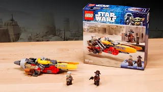 LEGO Star Wars Cobb Vanth's Speeder REVIEW | Set 75437