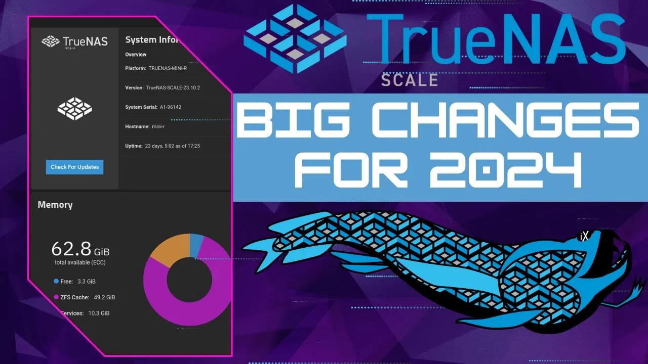 Outline Video TrueNAS Scale Updates and Big Changes Coming in 2024!
