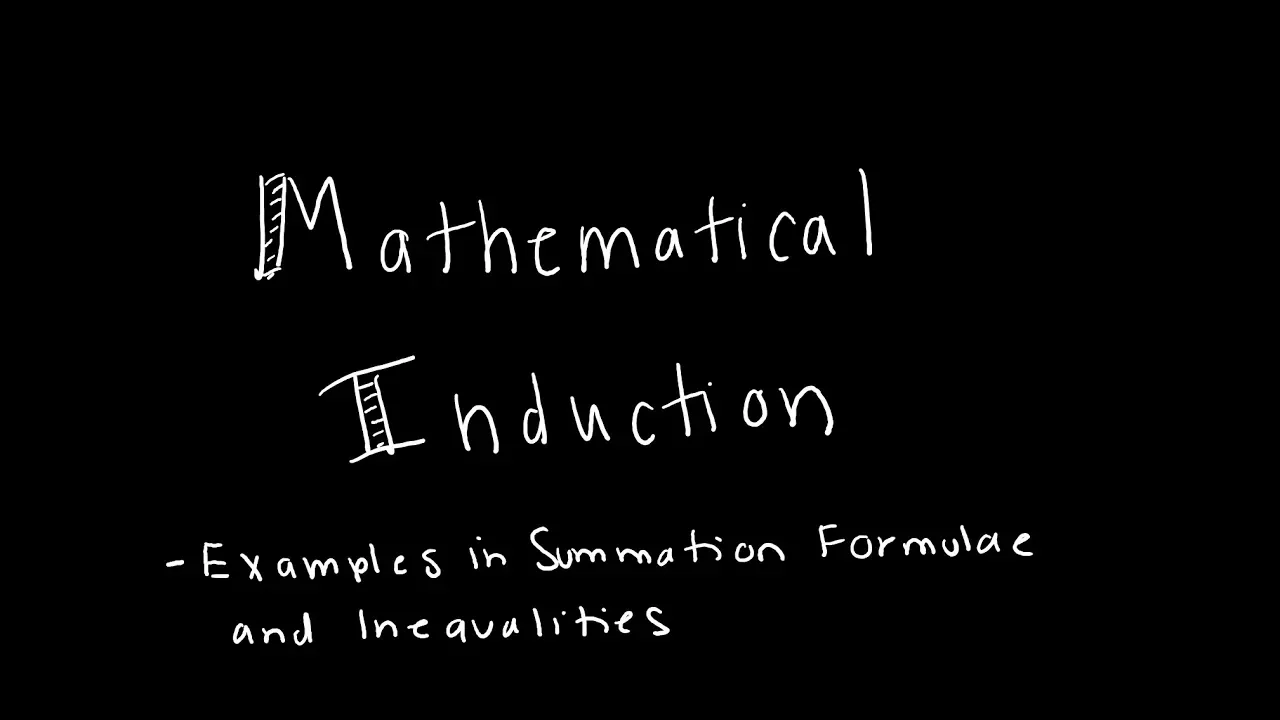 Discrete Math 5.1.1 Mathematical Induction - Summation Formulae and Inequalities
