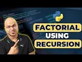 Python Tutorial for Beginners Factorial using Recursion
