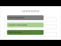 Default Arguments Function Overloading and Inline Functions Part 2