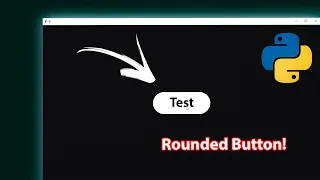 HOW TO MAKE ROUNDED BUTTONS WITH TKINTER IN PYTHON