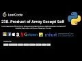 LeetCode 238 Product of Array Except Self 3 Approaches Explained Python Coding Interview Prep