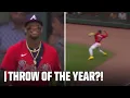 Ronald Acuna Jr makes RIDICULOUS throw to get 3rd out ESPN MLB