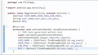 Android SQLite Tutorial 2 Put informations into the database