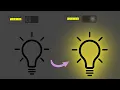 Light Bulb On and Off Toggle Switch using Html CSS Only Tutorial for Beginners Code Village