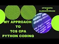 How to write error free code in TCS CPA Python Sponsors Subsidiaries