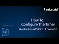 How to - Configure the Timer