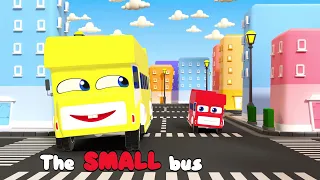 Wheels on the Bus 🚌 | Big vs Small, Long vs Short & Tall vs Tiny | Pilli Go Nursery Rhymes