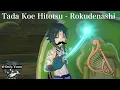 Download Lagu Rokudenashi - Tada Koe Hitotsu 『 ロクデナシ - ただ声一つ』 (Genshin lyre cover) | Yuno