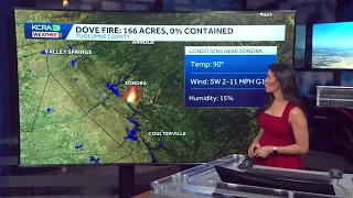 Dove Fire Mandatory evacuations prompted by vegetation fire in Tuolumne County