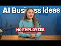 7 BEST AI Business Ideas to Start Before 2026 No Employees Needed