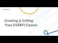 Creating and Editing Your EVERFI Classes