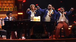 bruno mars anderson paak silk sonic leave the door open live from the iheartradio music awards 