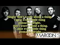 Download Lagu Maroon 5 - Three Little Birds (Lyric Video)