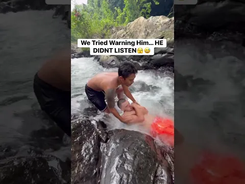 Natures Waterslides are NO JOKE🤯😅Would You Ever Try This🤷‍♂️🫣#adventure #travel #stunt #funnymoments