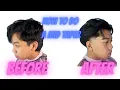 TEXTURED MIDDLE PART MID TAPER HAIRCUT TUTORIAL