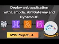 Deploying Serverless Web Application on AWS S3 API Gateway Lambda DynamoDB and CloudFront
