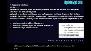 Packages and Interfaces in Java Core Java OOP Concepts for Beginners