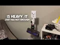Dyson V11 Floor Dok Review Beautiful mount for the vacuum without holes in the wall