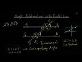 Angle Relationships with Parallel Lines