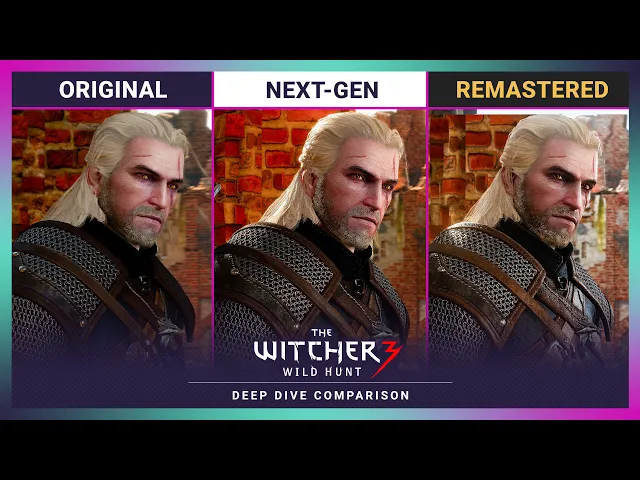 The Witcher 3 Remastered vs Original vs Next Gen | Deep Dive Comparison (4K)