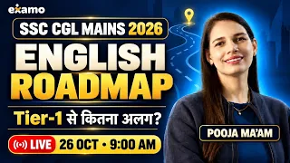 SSC CGL Mains 2026 English Roadmap | Tier 1 से कितना अलग? | Pooja Ma'am