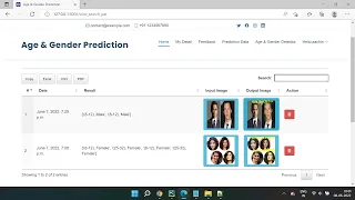Age Gender Recognition Python Django OpenCV Project Prediction using pre trained Caffe models