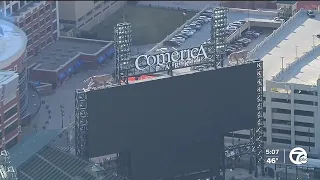 Fans sound off on new Comerica Park signage that replaced Tigers