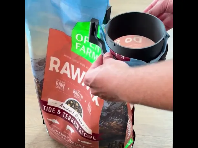 Pet Food Bag Clip with Lid video thumbnail