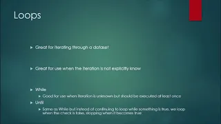 Module 2 - Logic and Loops