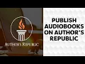 Publish books on Authors Republic Sign up Files Upload and Distribute to Over 50 Platforms