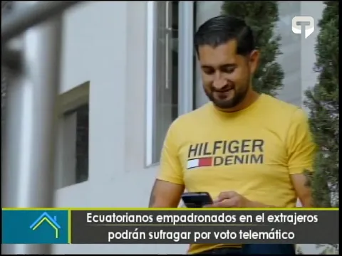 Ecuatorianos empadronados en el extranjero podrán sufragar por voto telemático