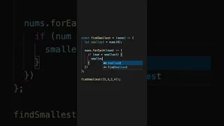 JavaScript How to find the smallest number in an array