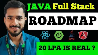 Java Full Stack Developer JOB RoadMap for Beginners