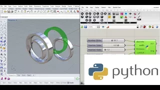 Ring design automation Python GH for Rhino