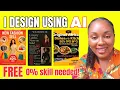 How to Design Stunning Flyers for FREE Using AI Tools Beginner-Friendly 2025 Tutorial