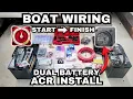 Dual Battery ACR Install Boat Wiring Beginners Edition