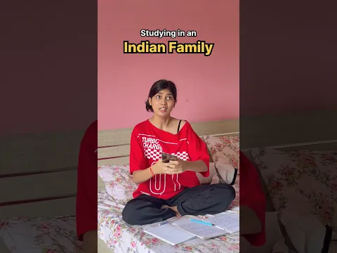 Studying in an Indian Family 😭🤌🏻 #shorts