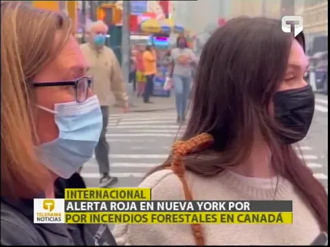 Alerta Roja en Nueva York por incendios forestales en Canadá