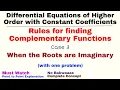 4 Rules for finding Complementary Functions Case 3 Differential Equations of Higher Order