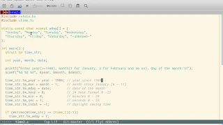 C Programming Part 87 mktime and stuct tm