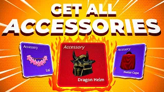 Get Them ALL Complete Guide to EVERY Accessory in 1st 2nd 3rd Sea Tier - Roblox Blox Fruits 2025
