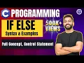 If else in C Programming Syntax Examples Full Concept Control statement