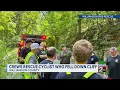 Williamson County first responders rescue cyclist who fell down cliff