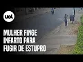 Lagu Mulher finge infartar para fugir de tentativa de estupro em GO
